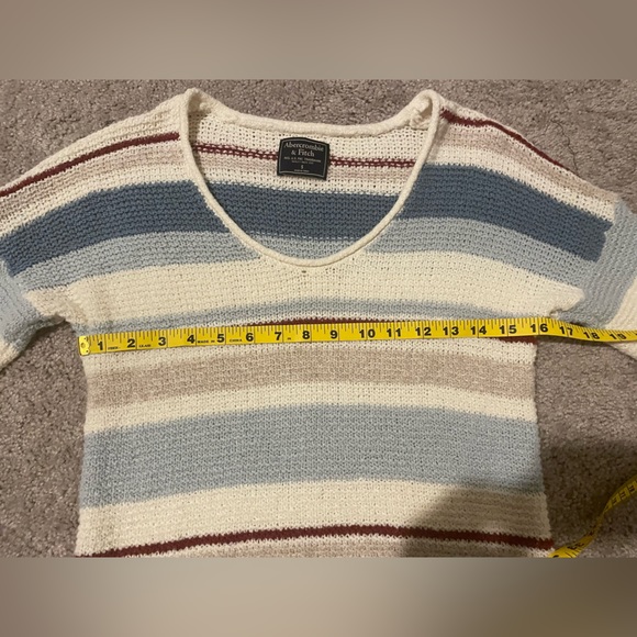 Abercrombie & Fitch Striped Sweater SZ S - Picture 6 of 7